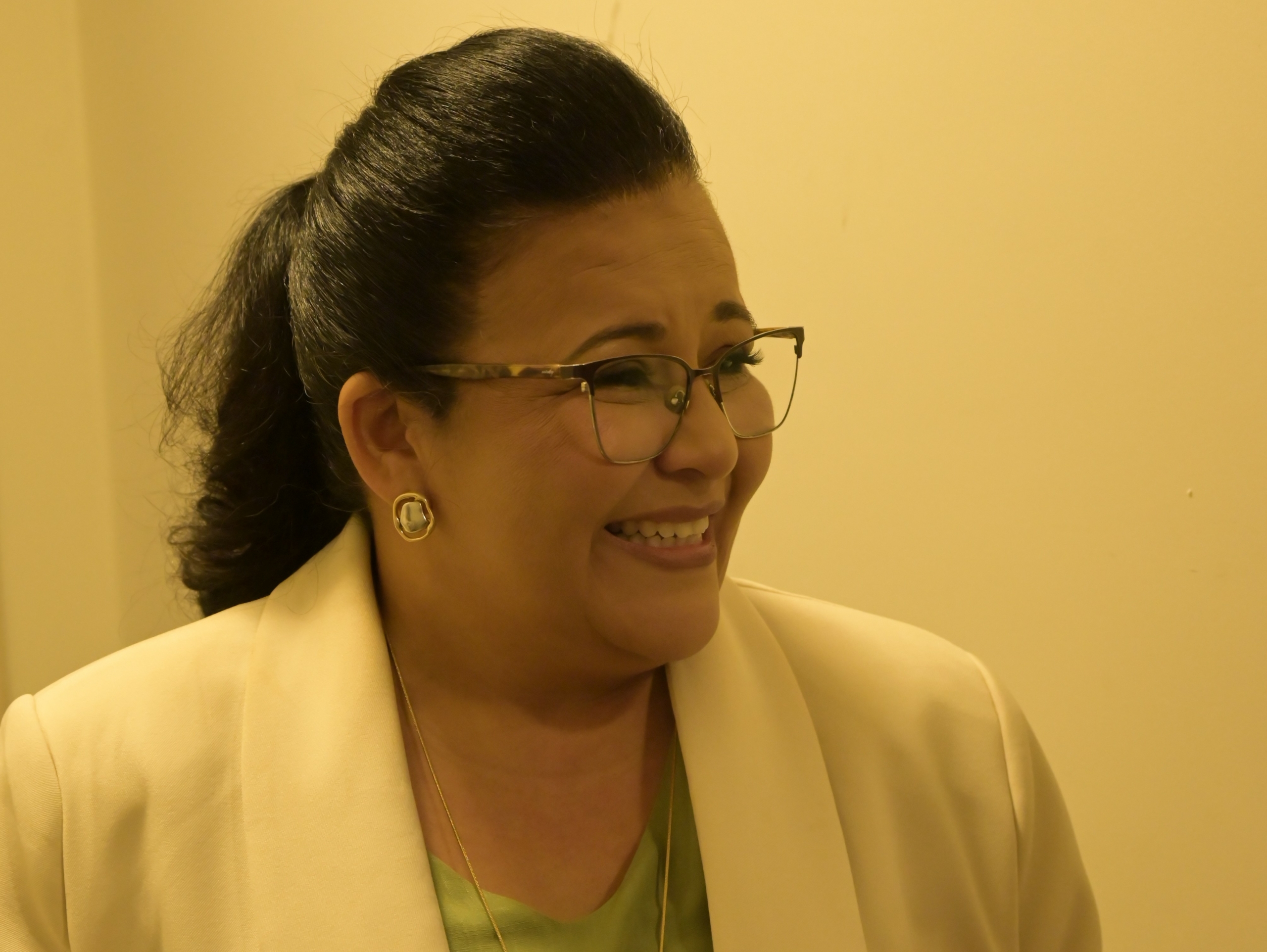 Chef Solange Souza, idealizadora do Connecta Chefs, sorrindo